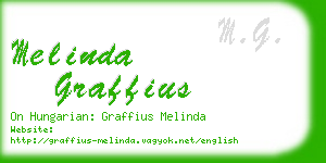 melinda graffius business card